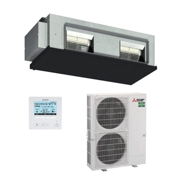 MITSUBISHI ELECTRIC PEA-M125GAA.TH / PUZ-ZM125VKA2-A.TH 12.5kW High Static Ducted Air Conditioner 1 Phase