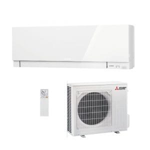Mitsubishi Electric MSZEF50VGKDWKIT 4.8kW Split System Wall Mounted Air Conditioner Natural White