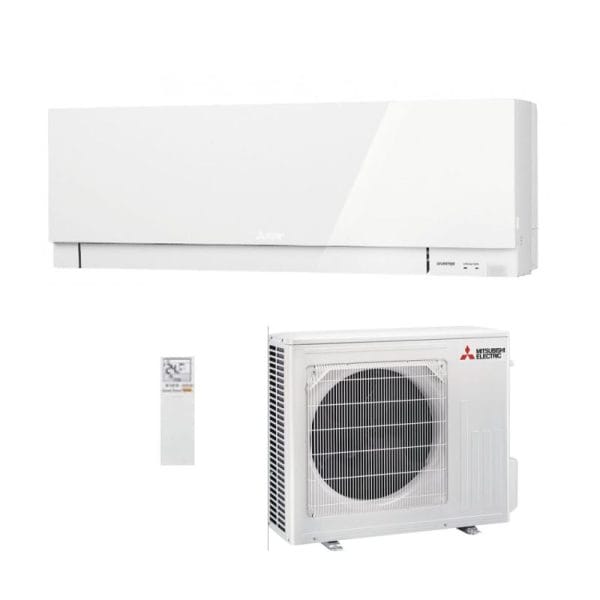 Mitsubishi Electric MSZEF50VGKDWKIT 4.8kW Split System Wall Mounted Air Conditioner Natural White