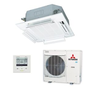 Mitsubishi Heavy Industries FDT100AVNAWVH 10.0kW Four Way Ceiling Cassette Air Conditioner - Single Phase-WHITE