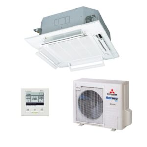 Mitsubishi Heavy Industries FDT71AVNXWVH 7.1kW Four Way Ceiling Cassette Air Conditioner - Single Phase-white.