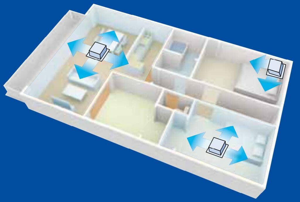 Daikin-Ceiling-Mounted-Cassette-Type-Free-Installation-Position