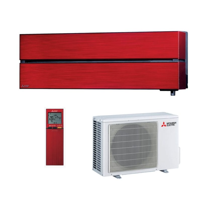 MITSUBISHI ELECTRIC MSZLN35VG2RKIT3 3.5kW Split System Wall Mounted Air Conditioner Red.