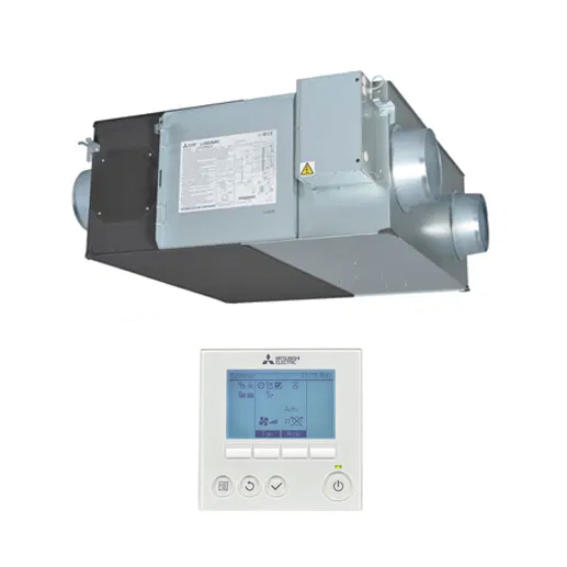 Mitsubishi Electric Lossnay LGH-25RVX3-E - 69 L/s Heat Recovery Ventilation