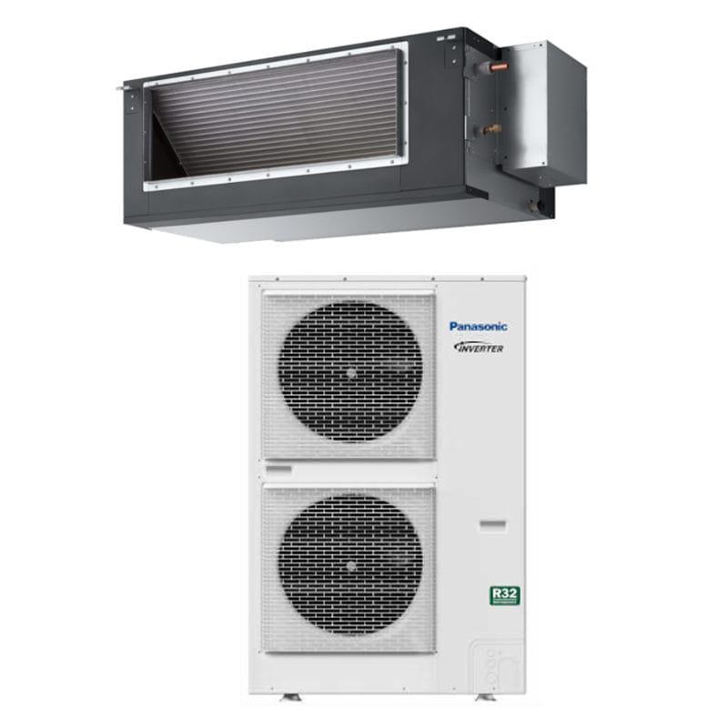 Panasonic 20.0kW S-200PE4R / U-200PZH3R8 Inverter NX Series Deluxe High Static Ducted Air Conditioner 3 Phase
