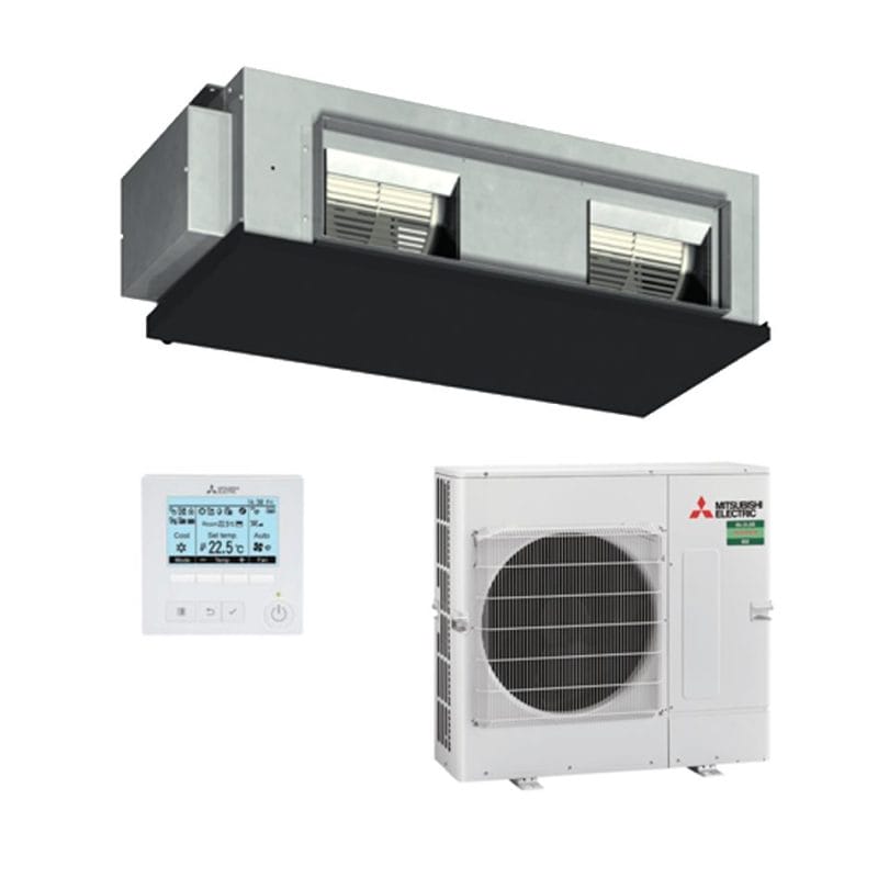 MITSUBISHI ELECTRIC PEA-M100GAA.TH - PUZ-M100VKA-A.TH 10.0kW High Static Ducted Air Conditioner 1 Phase