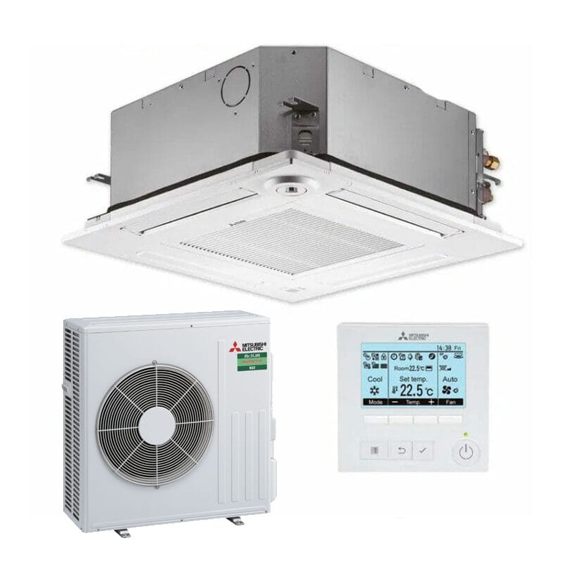 MITSUBISHI ELECTRIC SLZM60VAKIT 5.6kW Compact Cassette Split System Inverter Air Conditioner