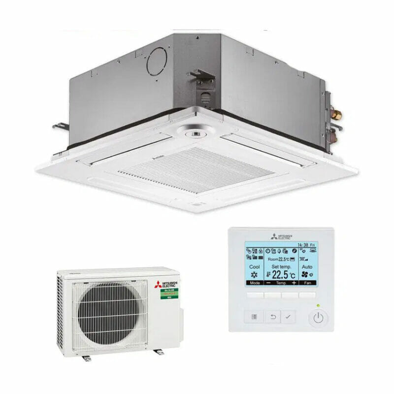 MITSUBISHI ELECTRIC SLZM25VAKIT 2.5kW Compact Cassette Split System Inverter Air Conditioner