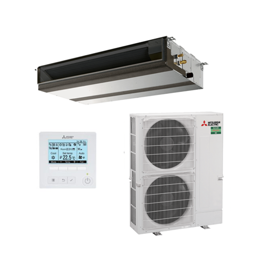 MITSUBISHI ELECTRIC PEAD-M140JAADR1.TH - PUZ-M140VKA-A.TH 10.0kW Low Profile Ducted Air Conditioner 1 Phase