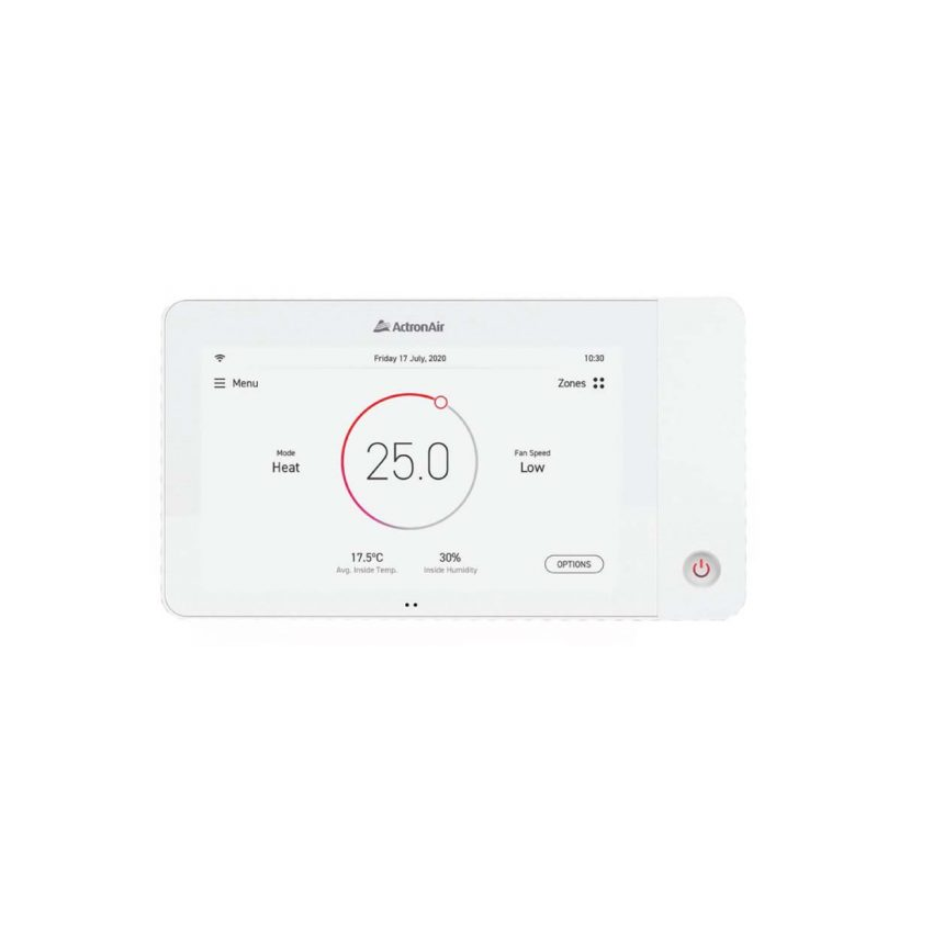 Actron Air NTW-1000 Neo Touch Wall Controller - White