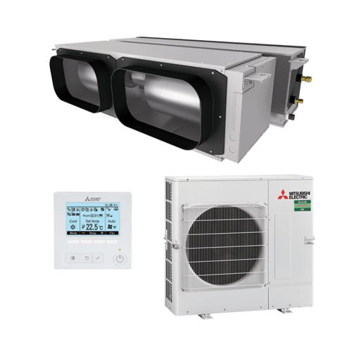 MITSUBISHI ELECTRIC PEA-M100HAA / PUZ-M100VKA-A.TH 10.0kW 2-Piece Indoor High Static Ducted Air Conditioner 1 Phase