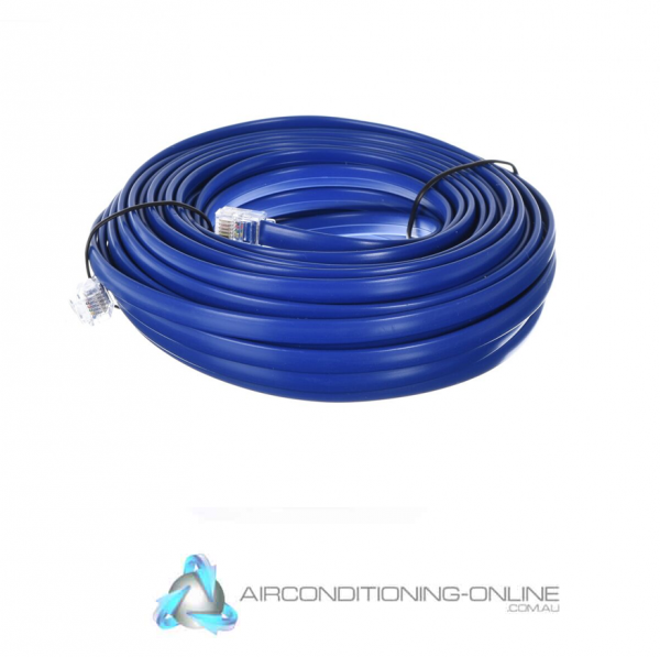Blue 24V Cable RJ12 Plugs 12M