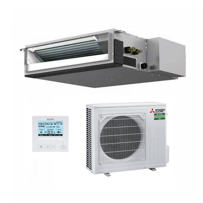 MITSUBISHI ELECTRIC SEZM50DAKIT 5kW Bulkhead Inverter Air Conditioner- wored controller