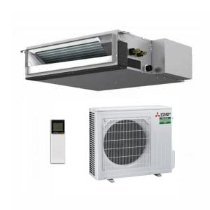 MITSUBISHI ELECTRIC SEZM50DALKIT 5.0kW Bulkhead Inverter Air Conditioner-wireless controller
