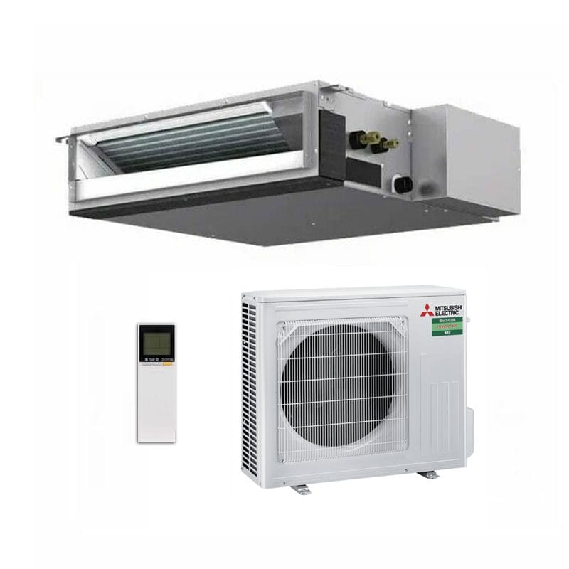 MITSUBISHI ELECTRIC SEZM50DALKIT 5.0kW Bulkhead Inverter Air Conditioner-wireless controller