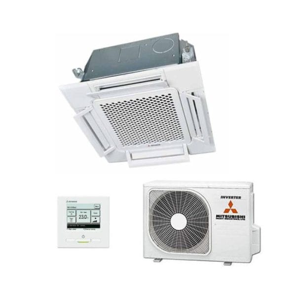 Mitsubishi Heavy Industries FDTC25ZSAWVH1 2.5kW Four Way Compact Ceiling Cassette Air Conditioner