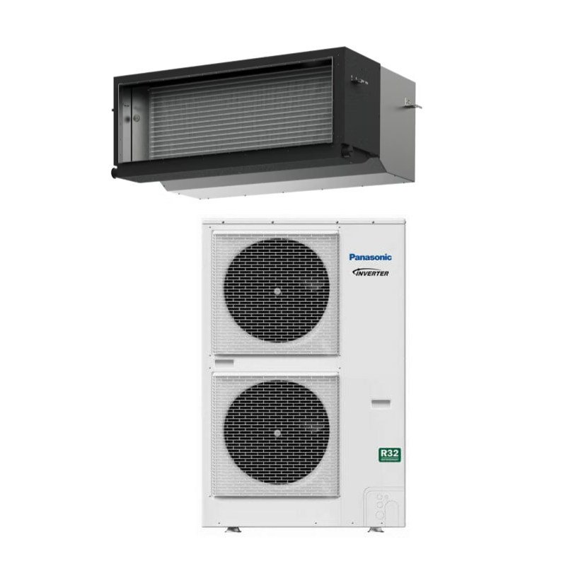 Panasonic 14.0kW S-140PE3R / U-140PZH3R8 Inverter NX Series Deluxe High Static Ducted Air Conditioner 3 Phase