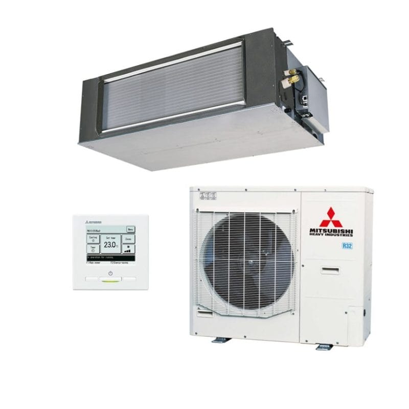 Mitsubishi Heavy Industries FDU100AVNAWVH 10kW Slimline Ducted System - Single Phase