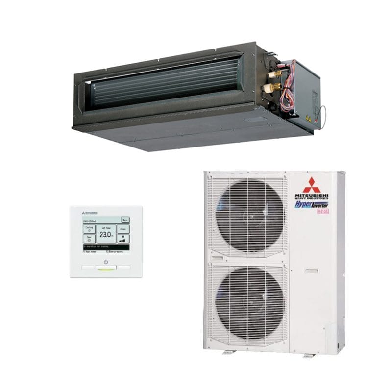 Mitsubishi Heavy Industries FDU125AVNXWVH 12.5kW Slimline Ducted Air Conditioner System - 1 Single Phase