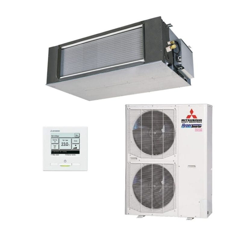 Mitsubishi Heavy Industries FDU125AVNXWVH 12.5kW Slimline Ducted System Air Conditioner - Single Phase