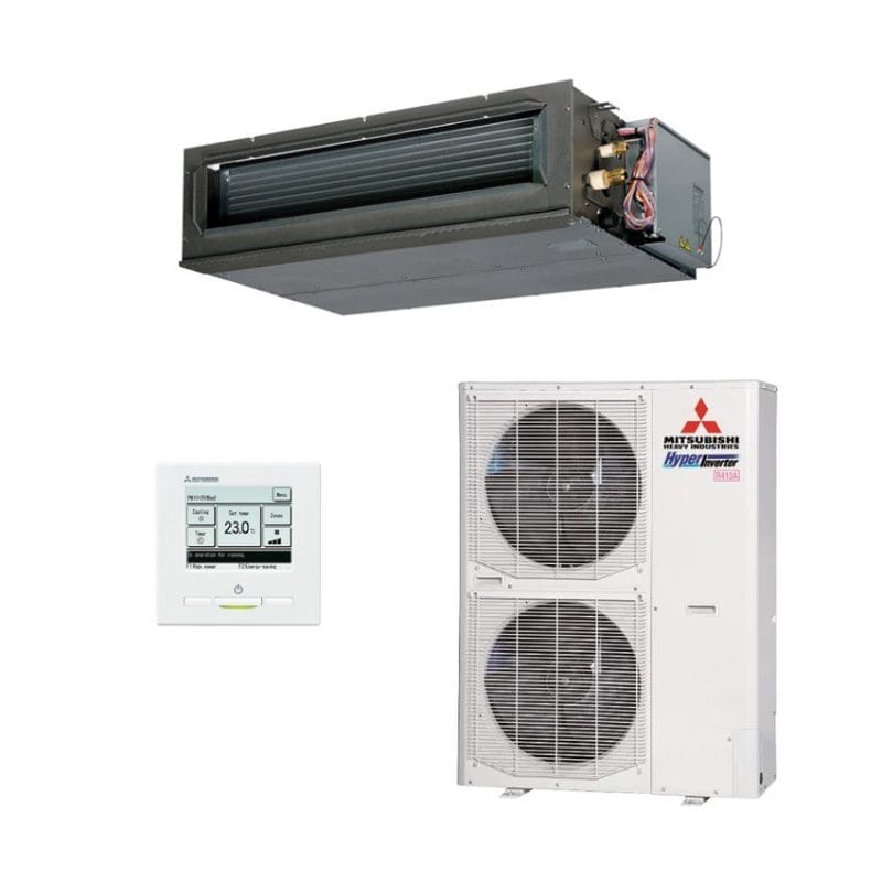 Mitsubishi Heavy Industries FDU140AVSXWVH 14kWSlimline Ducted Air Conditioner System - Three Phase