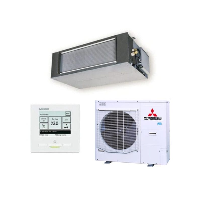 Mitsubishi Heavy Industries FDUA100AVSAWVH 10.0kW High Static Ducted System | 3 Phase