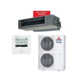 Mitsubishi Heavy Industries FDUA160AVSAWVH 16.0kW High Static Ducted System | 3 Phase