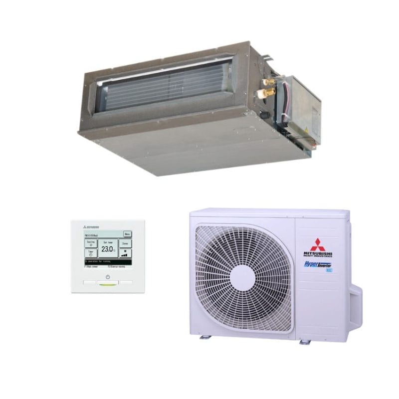 Mitsubishi Heavy Industries FDUM50ZSXAWVH 5kW Mid Static Ducted Air Conditioner System - Single Phase