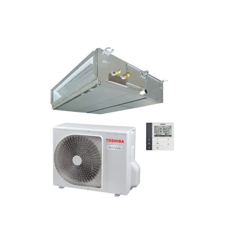 Toshiba GP561B 5kW Super Digital Inverter Mid-Static Ducted System Air Conditioner 1 Phase