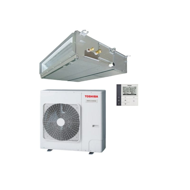 Toshiba GP801B 7.1kW Super Digital Inverter Mid-Static Ducted System Air Conditioner 1 Phase