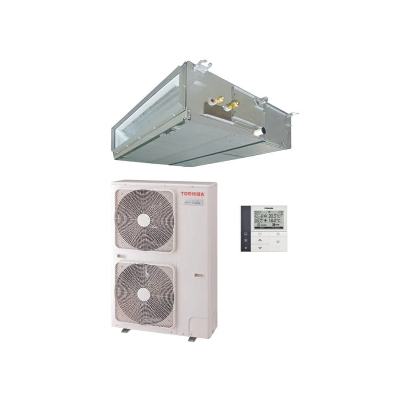 Toshiba GP1101B 10.0kW Super Digital Inverter Mid-Static Ducted System Air Conditioner 1 Phase