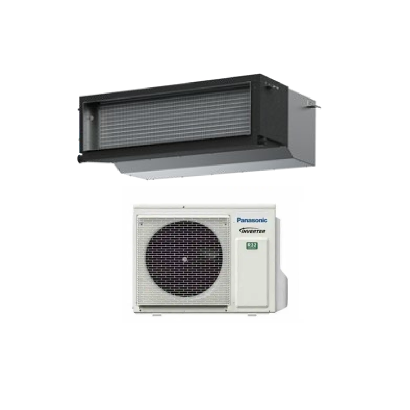 Panasonic 7.1kW S-71PE3R - U-71PZ3R5 Inverter NX Series High Static Ducted Air Conditioner 1 Phase