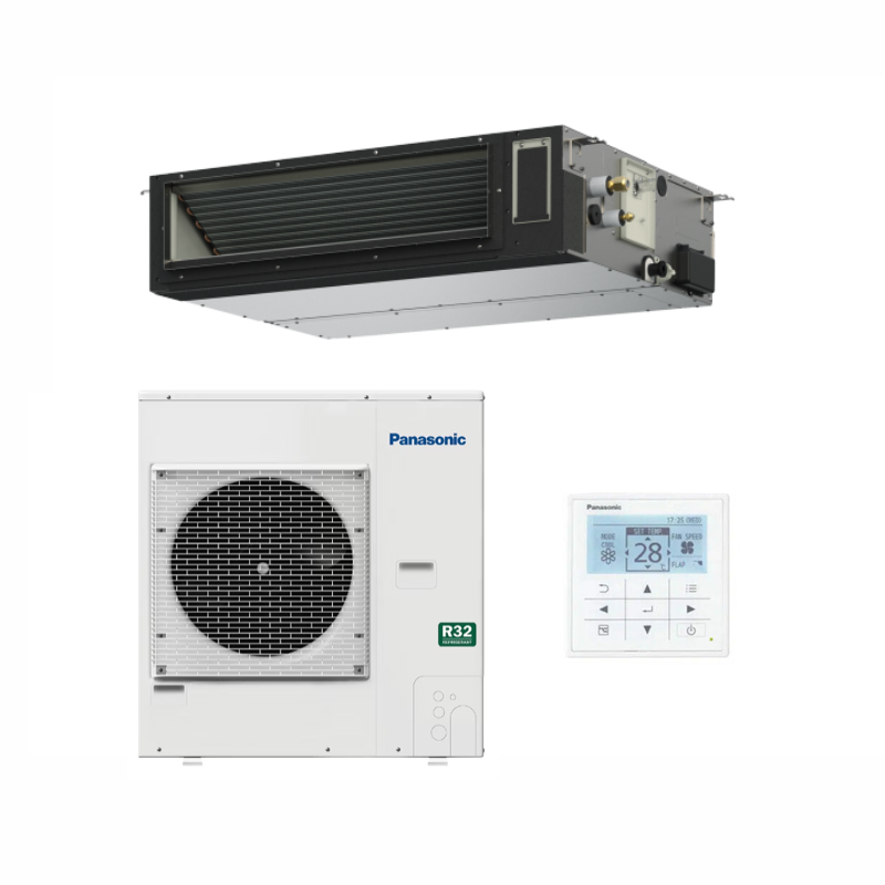 Panasonic 7.1kW S-6071PF3E - U-71PZH3R5 NX Series Adaptive Deluxe Ducted Mid Static Air Conditioner 1 Phase