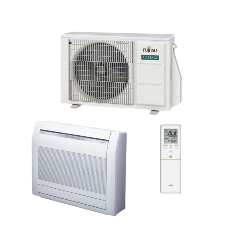 FUJITSU SET-AGTG09KVCA 2.5kW Inverter Floor Console System Air Conditioner Single Phase | R32