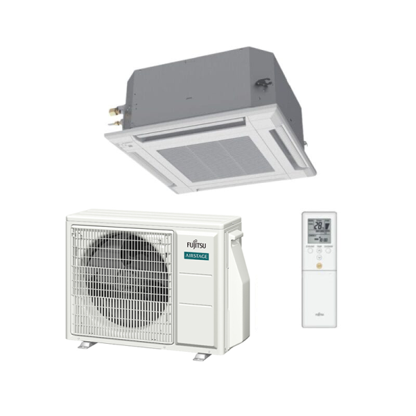 Fujitsu SET-AUTH18KVLA 5.0kW 4-way Flow Compact Cassette Air Conditioner-set
