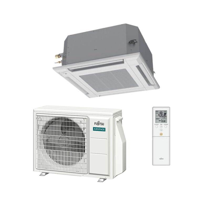 Fujitsu SET-AUTH18KVLA 5.0kW 4-way Flow Compact Cassette Air Conditioner-set