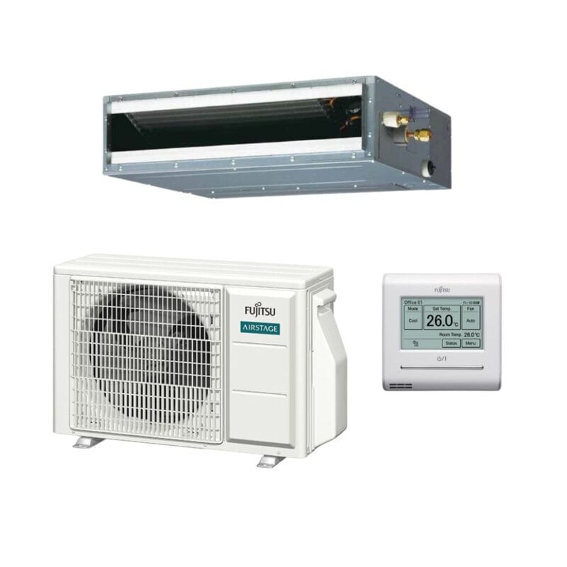 FUJITSU SET-ARTH12KLLAP 3.5kW Inverter Bulkhead Ducted Air Conditioner System