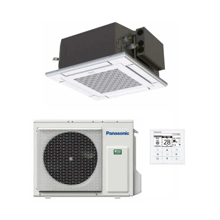 Panasonic S-25PY3E - U-25PZ3R5 2.5kW 4-Way Mini Cassette - NanoeX with controller