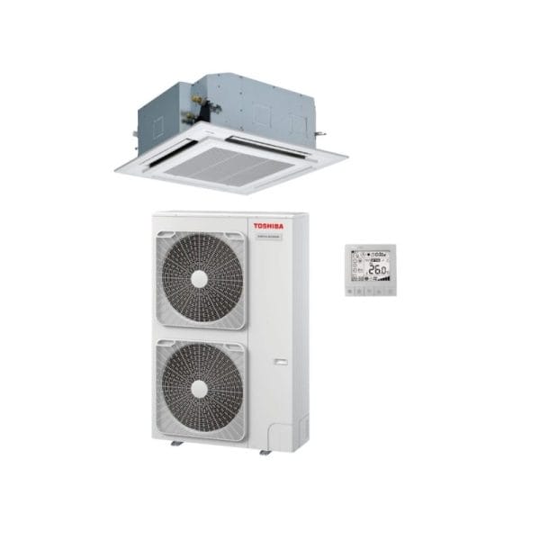 Toshiba GP1101AT8U 10.0kW Super Digital Inverter 4 Way Cassette System Air Conditioner 3 Phase