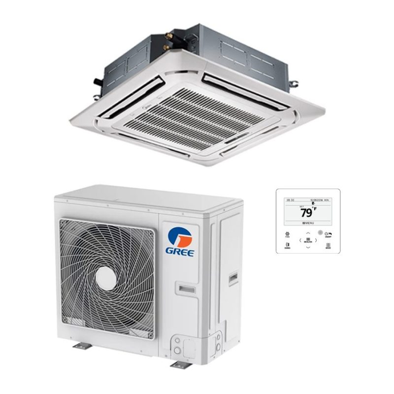 Gree GUD100T1/C-S | GUD100W1/NhC-S 10.1kW U-Match Cassette Air Conditioner