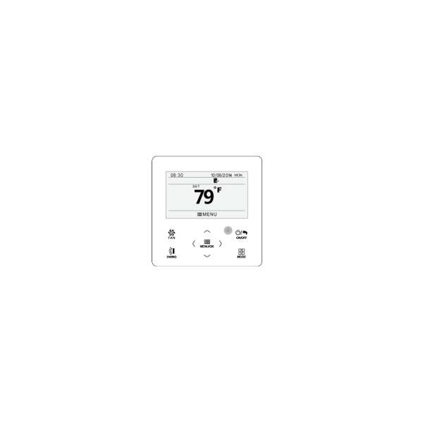 Gree GUD125T1/C-S | GUD125W1/NhC-S 12.5kW U-Match Cassette Air Conditioner Controller