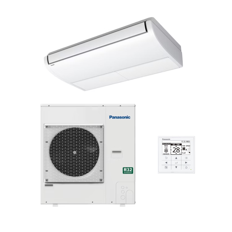 Panasonic 10.0kW S-1014PT3E - U-100PZ3R8 Under Ceiling Compact Single Fan Air Conditioner 3 Phase