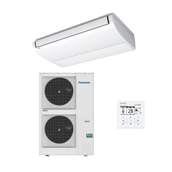 Panasonic S-1014PT3E - U-140PZH3R8 13.4kW Under Ceiling Deluxe Twin Fan Air Conditioner 3 Phase
