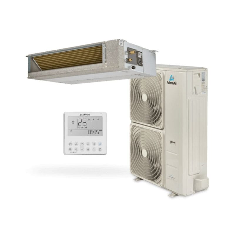 ActronAir LRE-140CS / URC-140CS 14.0kW Ultra Slim Low Profile Inverter Split Ducted Air Conditioner
