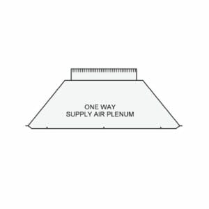 ActronAir Supply Air Plenum (Vbox) - 1 Way - PL11S-1/35S - 1 x 350mm (14") spigot