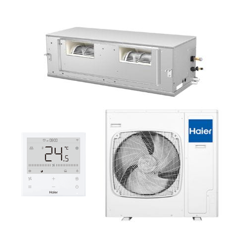 Haier Smart Power AD125HN5FA‐SET 12.5kW Ducted Air Conditioner System High Static 1 Phase