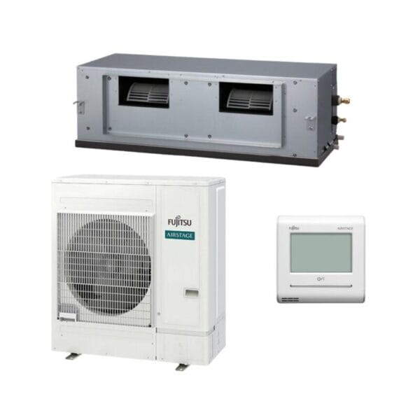 Fujitsu SET-ARTH45KHTA 12.5kW High Static Ducted Air Conditioner System 1 Phase