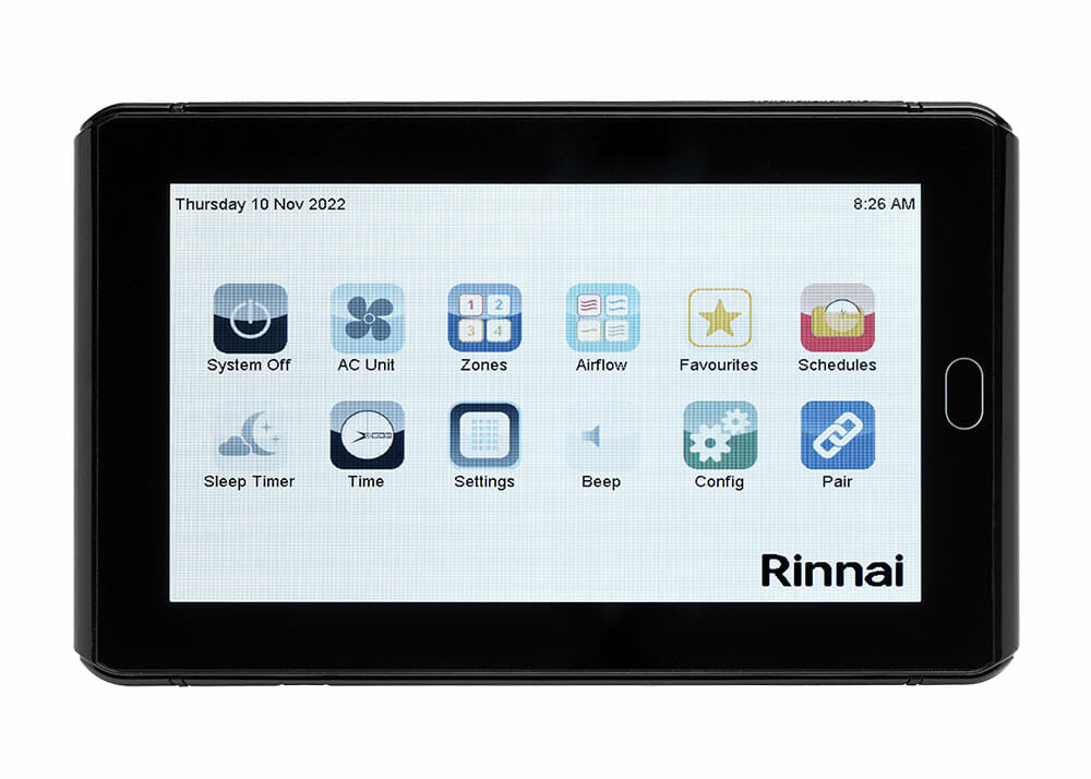 Rinnai CNTRLIZTOUCH25B IZ Touch - Black
