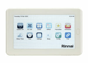 Rinnai CNTRLIZTOUCH25W IZ Touch - White