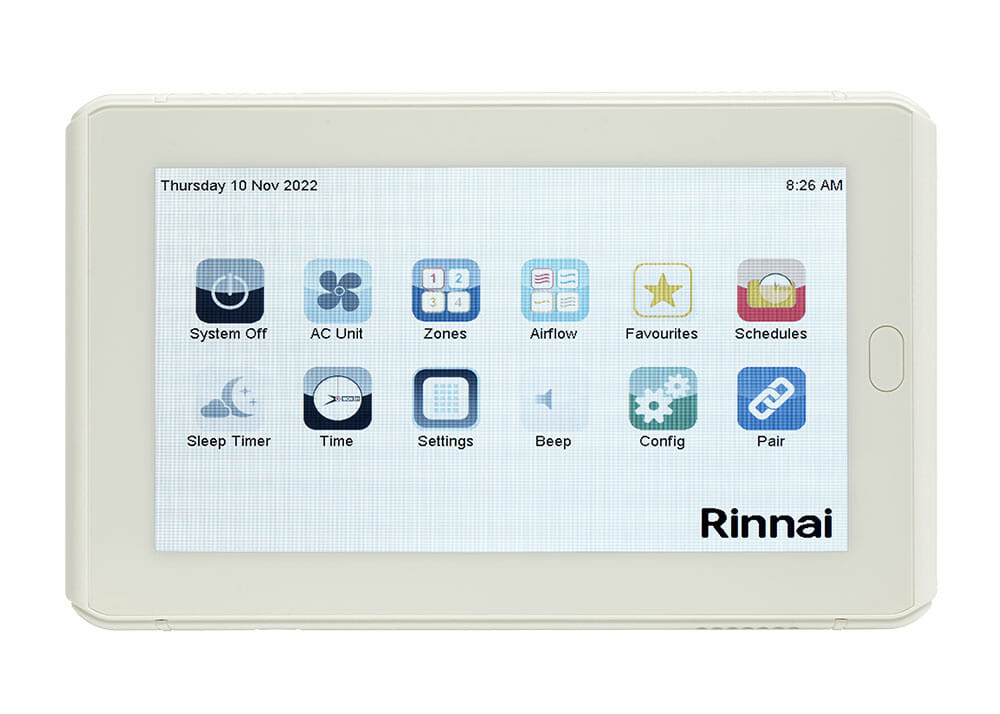 Rinnai CNTRLIZTOUCH25W IZ Touch - White
